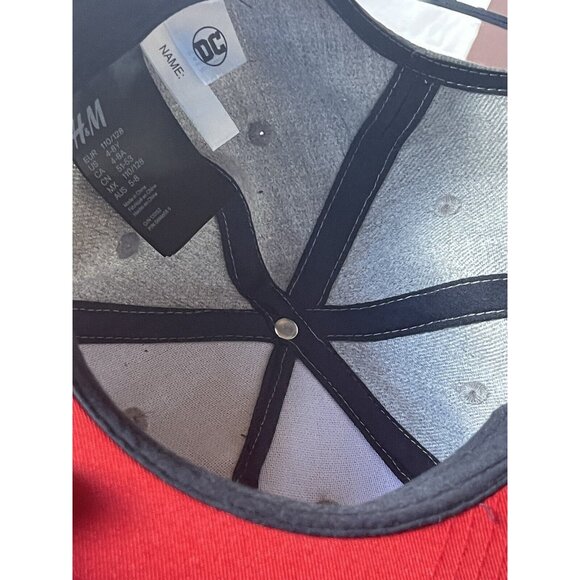 DC Comics Superman Logo Snap-Back BALL CAP Hat H&M Size - 4-8Youth‎ - Picture 6 of 6